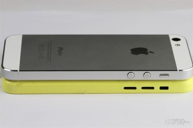 Phu kien iPhone - So sánh iPhone 5C màu vàng nổi trội bên iPhone đời trước